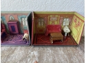 Lot Of Vintage And Antique Toys And Knick Knacks Including 1920s Marx Newlyweds Furniture And Rooms!