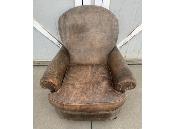 Old Hickory Tannery Leather Chair