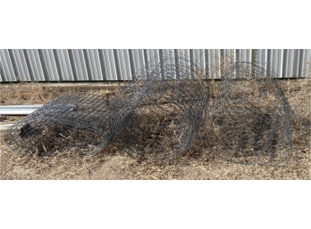 Assorted Rolls Of Metal Fencing Wire