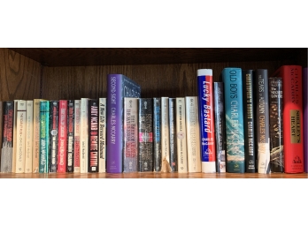 Lot Of Books Featuring Spy Fiction Writer Charles McCarry