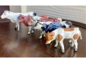 Lot Of Vintage Cow Figurines Including Britains LTD Cows
