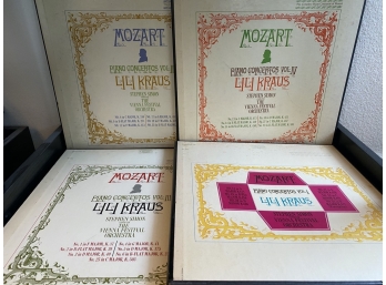 Collection Of Four Lili Kraus Mozart Piano Concertos