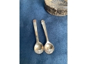 6 Salts And 2 Sterling Spoons