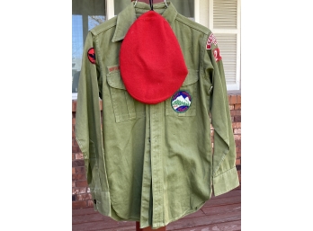 Boy Scouts Of America Uniform (Shirt And Cap)