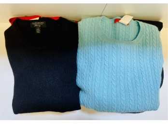 Lot Of Assorted Women's Cashmere Sweaters Size Small