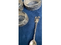 6 Salts And 2 Sterling Spoons
