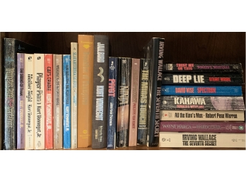 Lot Of Books Incl. 'Jailbird' By Kurt Vonnegut And 'the Seventh Secret' By Irving Wallace
