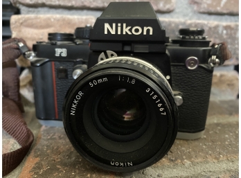 Nikon F3 Camera With Nikon Nikkor 50mm Lens