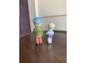 Two Porcelain Figurines Made In Japan