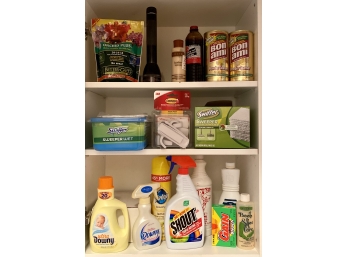 Lot Of Cleaning And Household Supplies