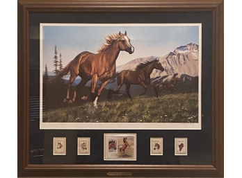 Framed Print By Bob Peters ' Running Up The Divide'