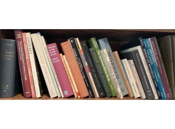 Shelf Of Art And Literature Study Books
