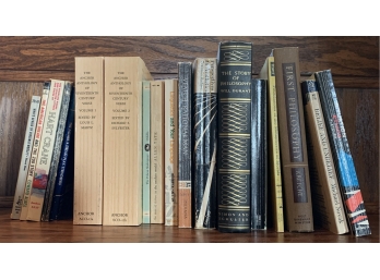 Lot Of Philosophy And Linguistics Books Incl. 'tHE Story Of Philosophy' By Will Durant