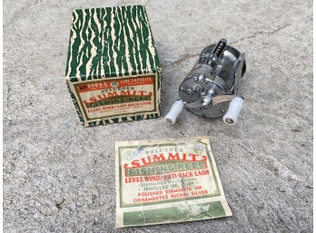 Vintage Pflueger Summit 1893L With Box And Manual Fishing Reel