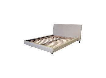 Design Within Reach Reve Upholstered King Sized Bed Frame With King Sized Comforter (Mattress Not Included)