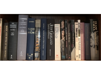 Shelf Of Film Books Incl. 'judy Garland' By David Shipman