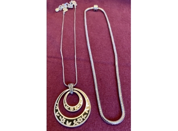 Two Pretty Costume Jewelry Necklaces