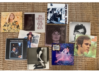 Lot Of 10 Records Incl. Judy Collins 'Wildflowers', Carly Simon 'no Secrets', Linda Ronstadt, And More!