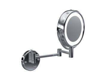 Echo By Remcraft E-2-H Lighted Wall Mirror In BRONZE