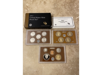 2011 United States Mint Proof Set,  2011 State Quarter Set And 2011 Dollar Coin Set