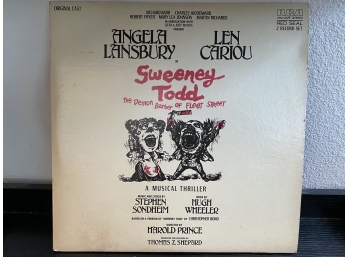 Vintage Sweeney Todd Album Angel Lansbury & Len Cariou