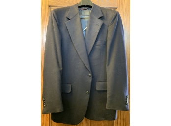 Nordstrom 100% Cashmere Blue Sports Coat Size 40