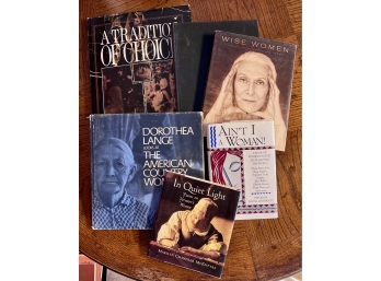 Collection Of Books About Women, Women Poets, Women's Issues