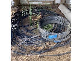Lot Of Tubing And Hoses Including (2) 100 Foot .5 Inch Drip Lines