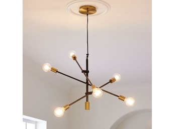 West Elm Two-Tone Mobile Chandelier
