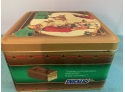 Christmas Tins - Snickers 1994 Norman Rockwell, Oreo 1991, 1994-see Pic For Flaw On 1991,1994