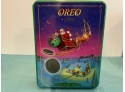 Collector Christmas  Oreo Tins 1991,1993,1994,1995 Gently Used 8in X 6 In