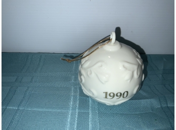 1990 Porcelain Christmas Ornament