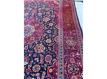 Hand Knotted Persian Kashan Rug 80'x48'.   #3178