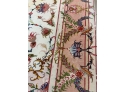 Fine Hand Knotted Persian Silk&Wool Tabriz Rug  84'x60'.  #3219