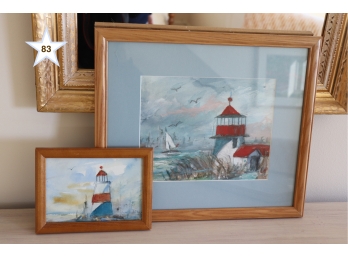 2 Lighthouse Prints