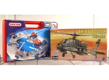 Pair Of Classic Children's Helicopter Toys In Unopened Original Packaging