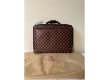 Faux LV Style Briefcase Never Used!
