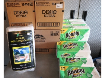 Bulk Paper Goods & More!  Dixie Paper Plates, Charmin Toilet Paper, Bounty Napkins & More