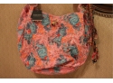 Antiq Batik Fabulous Beach Bag With Sequins & Beaded Handles