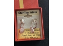 NEWLY ADDED!  Put Some Variety On Your Ears! 4 Pairs Of Fun Sterling Earrings Assortment