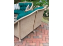 LOCATED IN BROOKVILLE IS A 6 Pc Lloyd Flanders Wicker Patio With Metal Tbl & Umb PICK UP BROOKVILLE