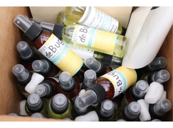 Box Full Of Rinse Bath & Body Co De Bug  Scented Bug Repelling Spray & Oils