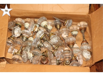 Box Lot 30 Vintage Door Knobs. Perfect For Your Vintage House
