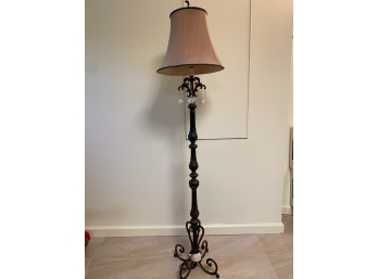 Pair Of Lamps: Pole Lamp And Table Lamp