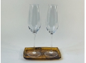 Pair Of Tiffany & Co. Champagne Flutes