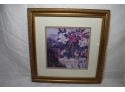 An Original Color Lithograph Matted Framed & Signed By The Artist Allayn Stevens