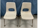 Pair Of Fiberglass Brunswick Mid Century Youth Chairs