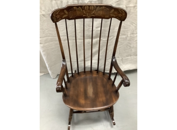 Hitchcock Stenciled Back Rocking Chair