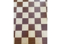 Wood Table Top Checkers Set