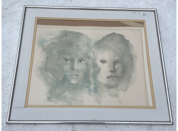 Leonore Fini Print '2 Faces'